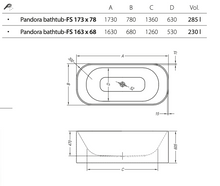 Charger l'image dans la galerie, PANDORA - Baignoire
